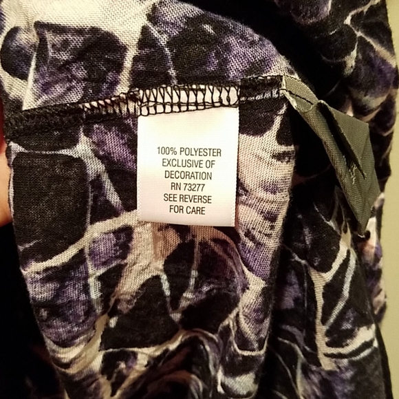 Vera Wang purple and black dress - Picture 7 of 7